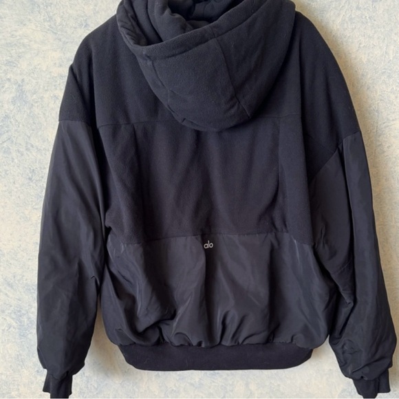 ALO Yoga Jackets & Blazers - ‼️SOLD‼️ALO Zip Up Collar Hoodie Jacket🖤